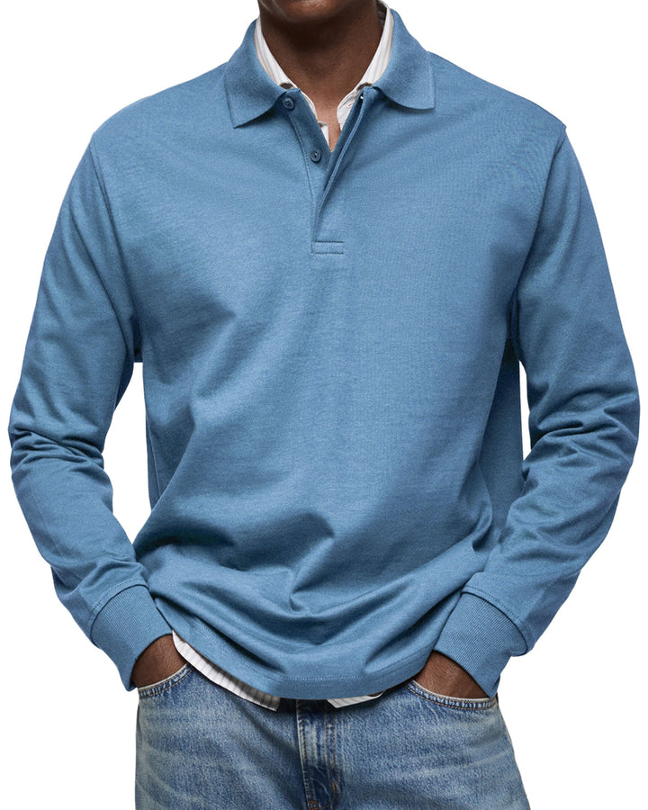 MARCONELLI | LUXURY POLO WITH LONG SLEEVES