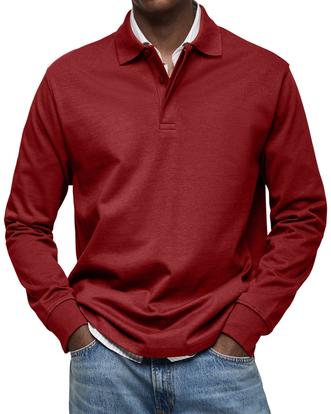 MARCONELLI | LUXURY POLO WITH LONG SLEEVES