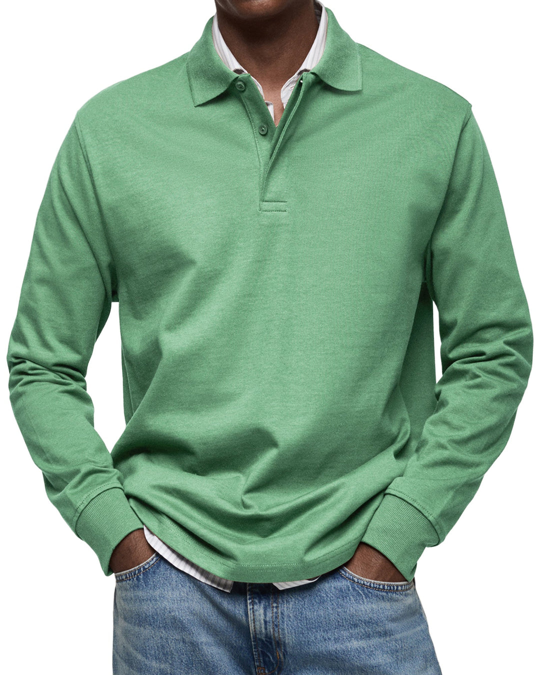 MARCONELLI | LUXURY POLO WITH LONG SLEEVES