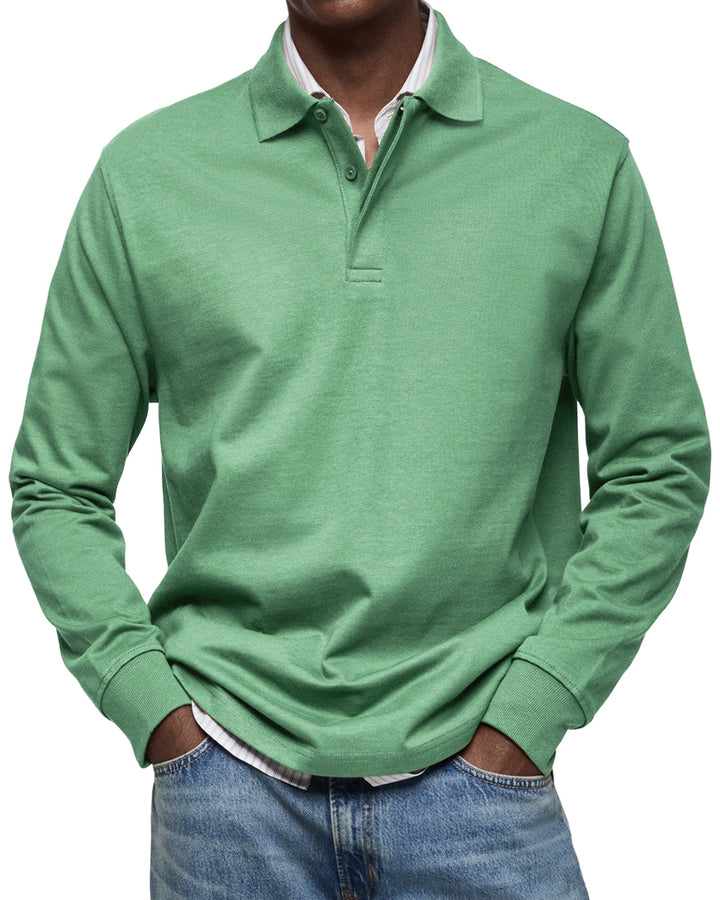 MARCONELLI | LUXURY POLO WITH LONG SLEEVES
