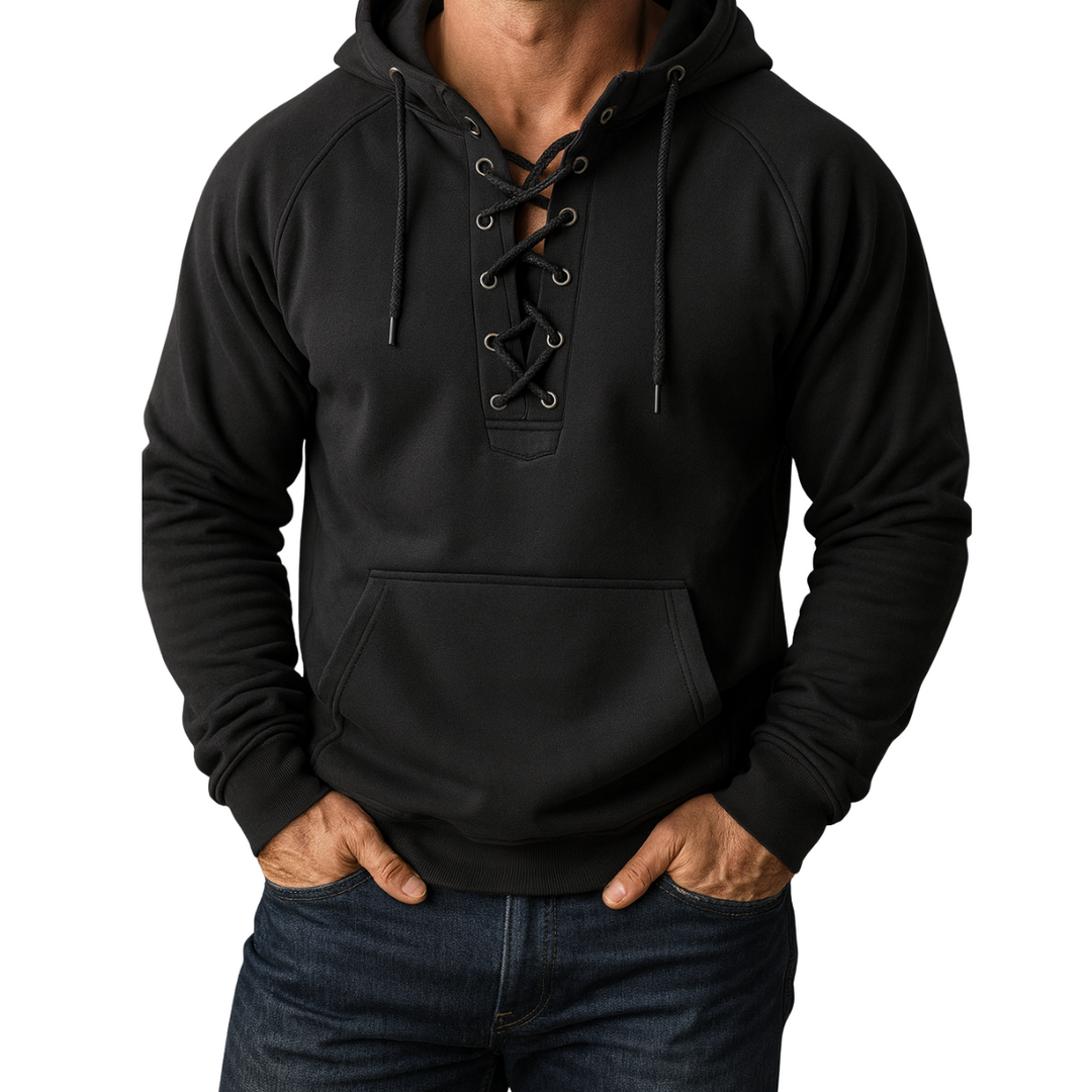Fraser | Heritage Lace-Up Hoodie
