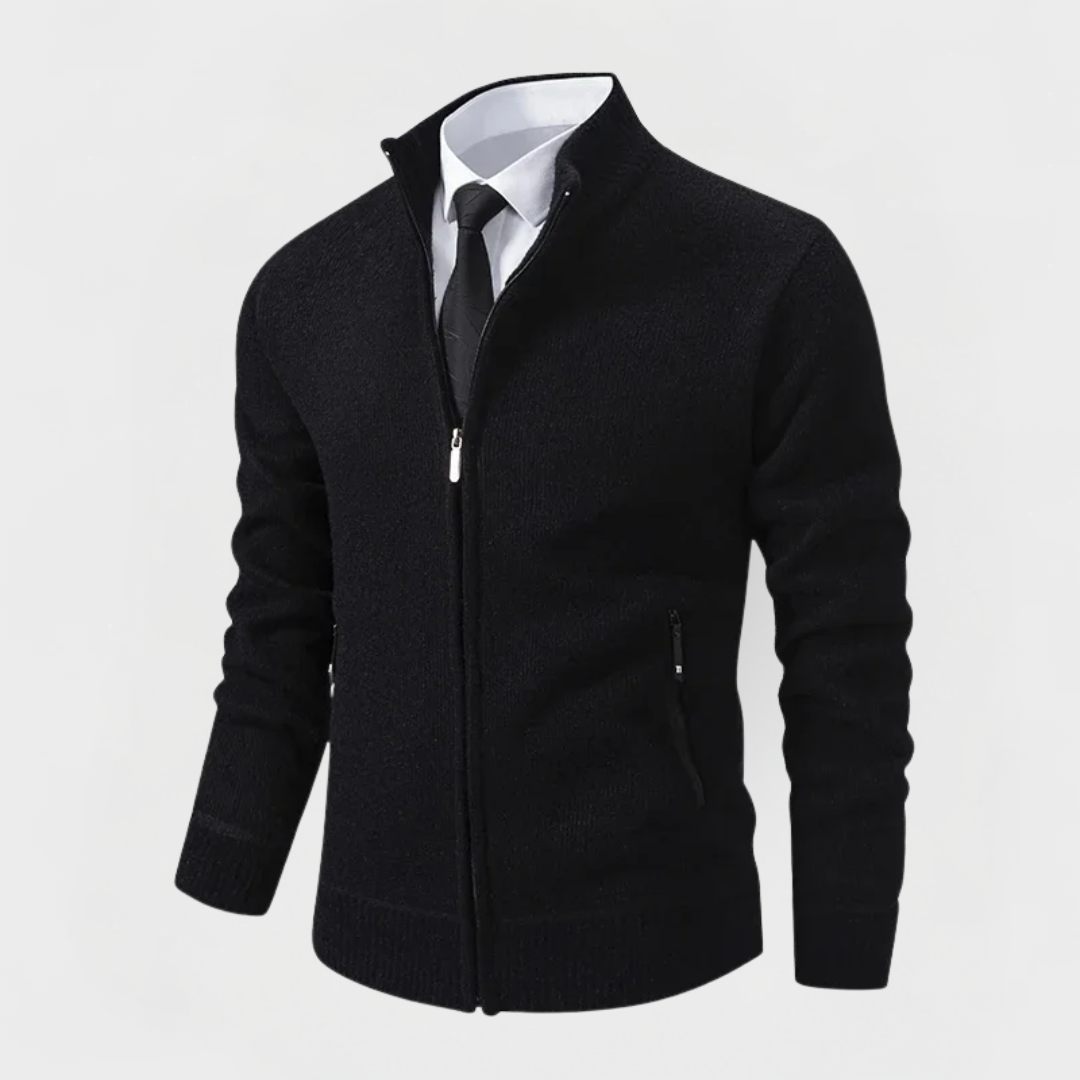 Grant | Minimal Zip Cardigan