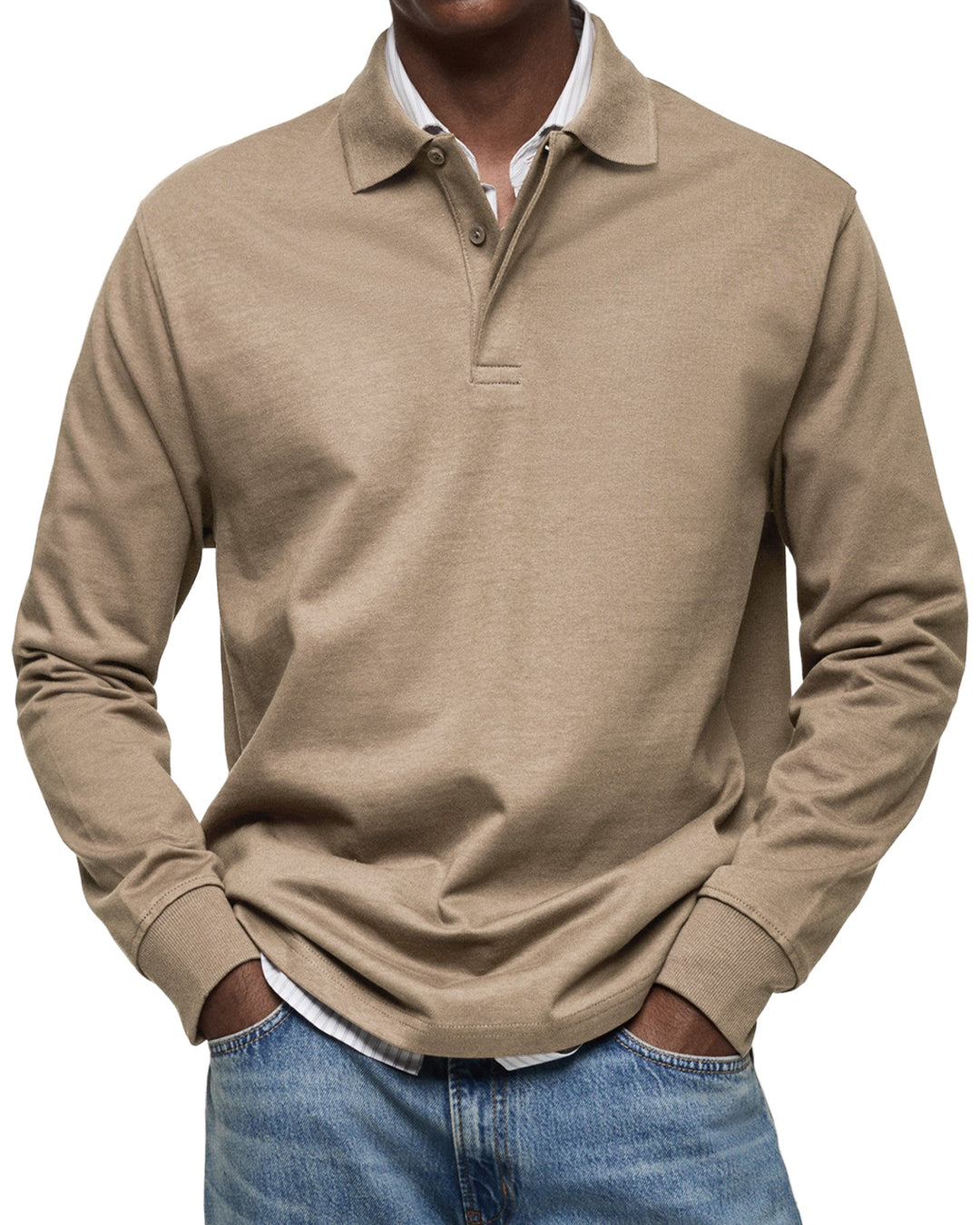 MARCONELLI | LUXURY POLO WITH LONG SLEEVES