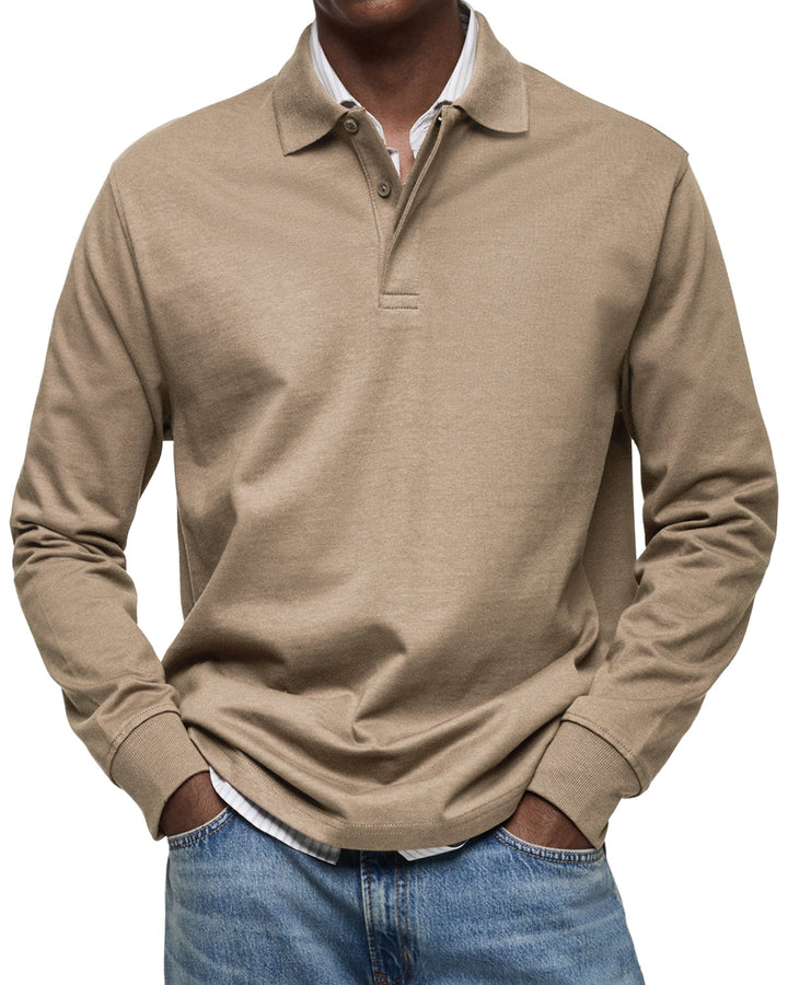 MARCONELLI | LUXURY POLO WITH LONG SLEEVES