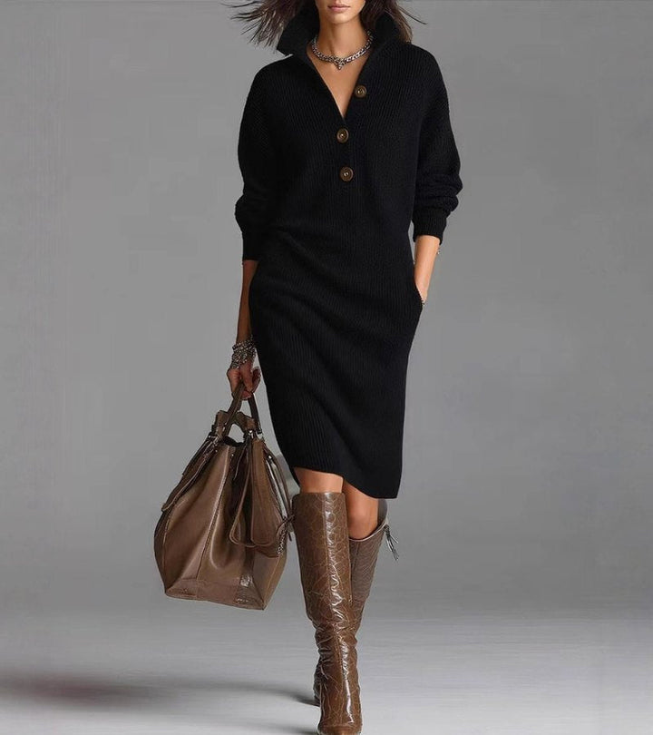 Damaris | Warm Knitted Dress, Elegant and Comfortable