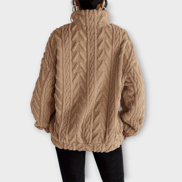 Fiona™ | Braided Zip-Up Pullover