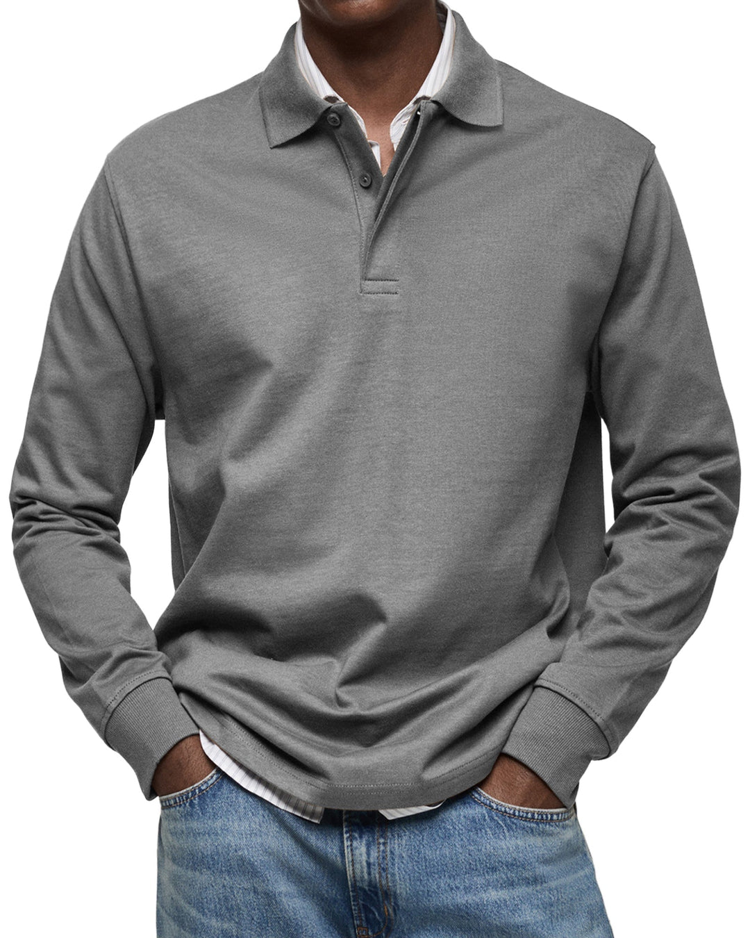 MARCONELLI | LUXURY POLO WITH LONG SLEEVES