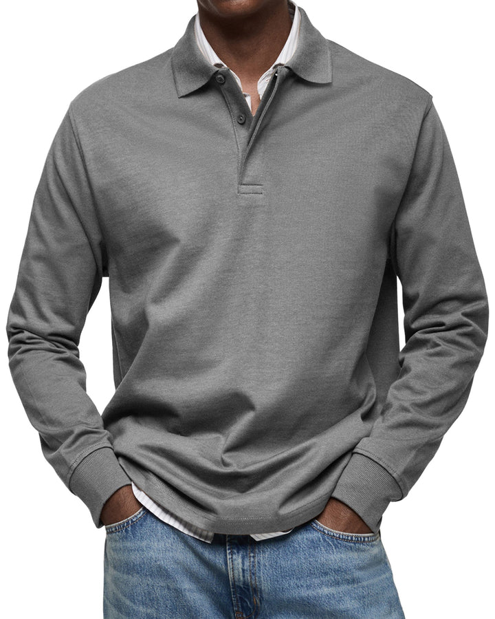 MARCONELLI | LUXURY POLO WITH LONG SLEEVES