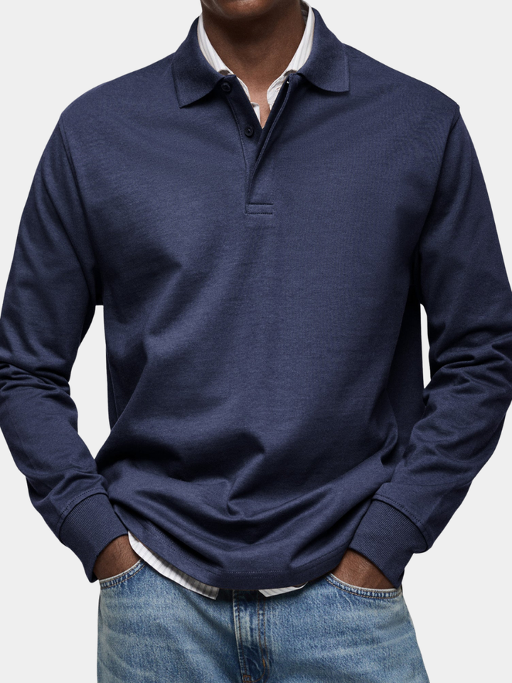 MARCONELLI | LUXURY POLO WITH LONG SLEEVES