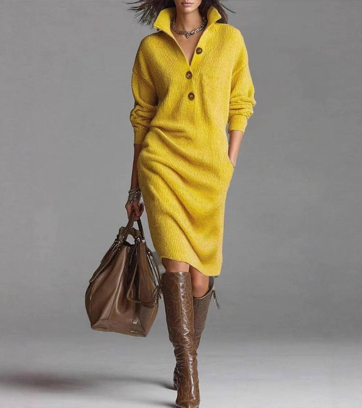 Damaris | Warm Knitted Dress, Elegant and Comfortable