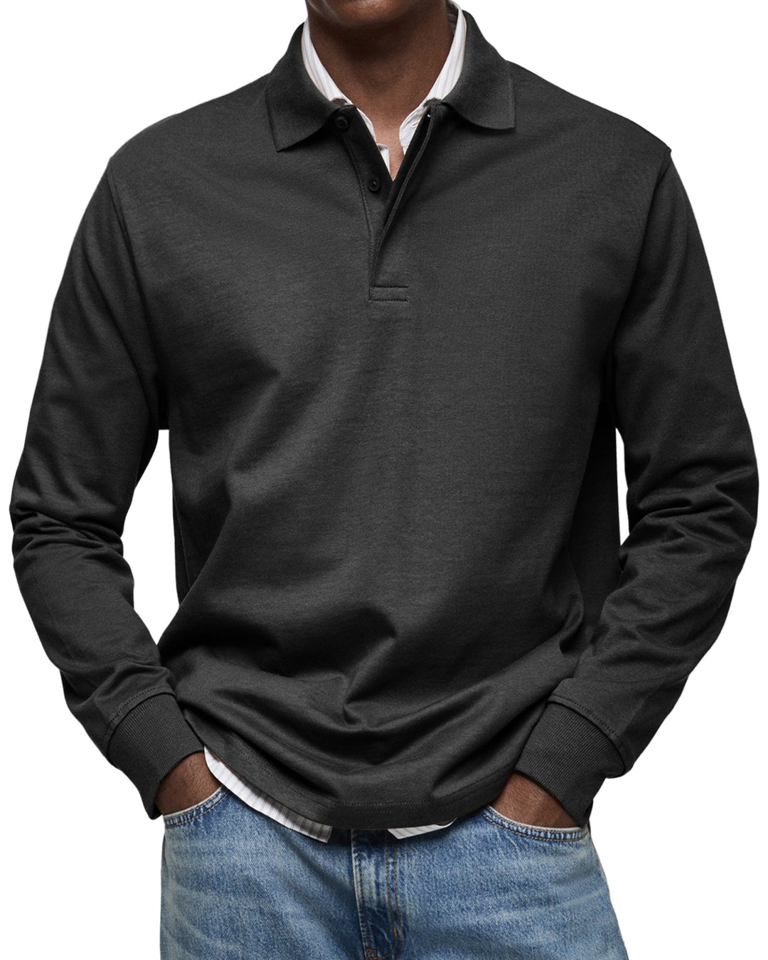 MARCONELLI | LUXURY POLO WITH LONG SLEEVES