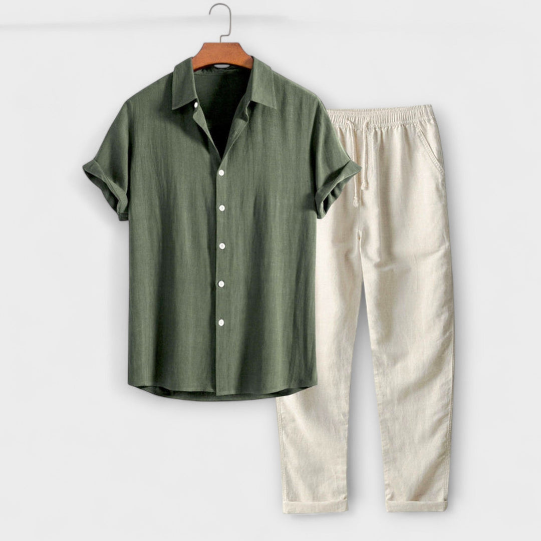 Felix™ | Linen Blend Shirt & Trousers