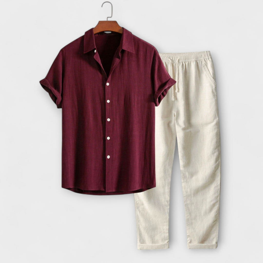 Felix™ | Linen Blend Shirt & Trousers