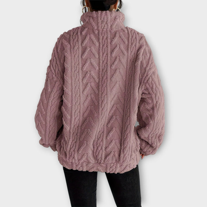 Noa™| Braided Zip-Up Pullover