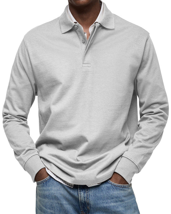 MARCONELLI | LUXURY POLO WITH LONG SLEEVES