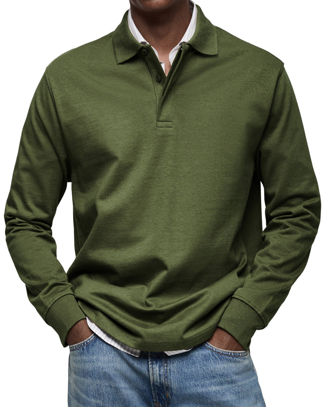 MARCONELLI | LUXURY POLO WITH LONG SLEEVES