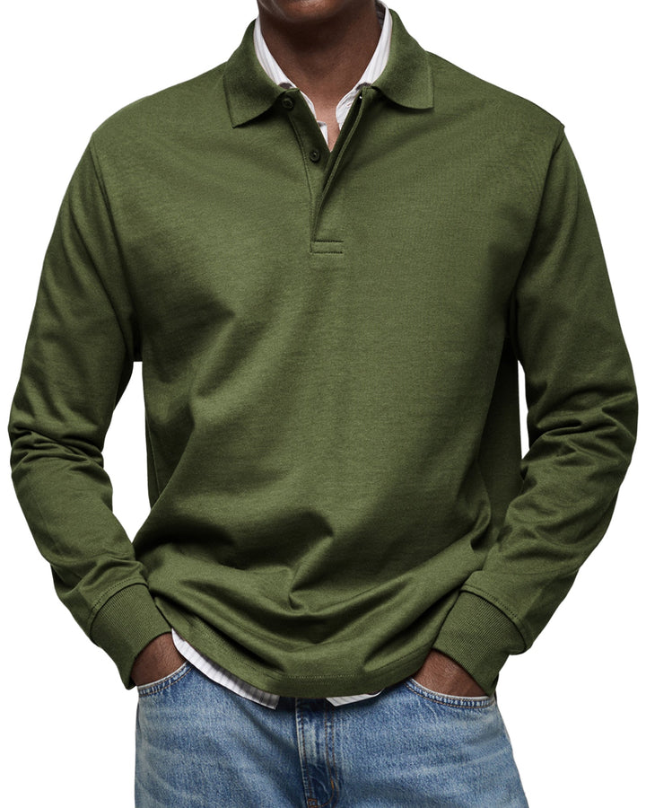 MARCONELLI | LUXURY POLO WITH LONG SLEEVES