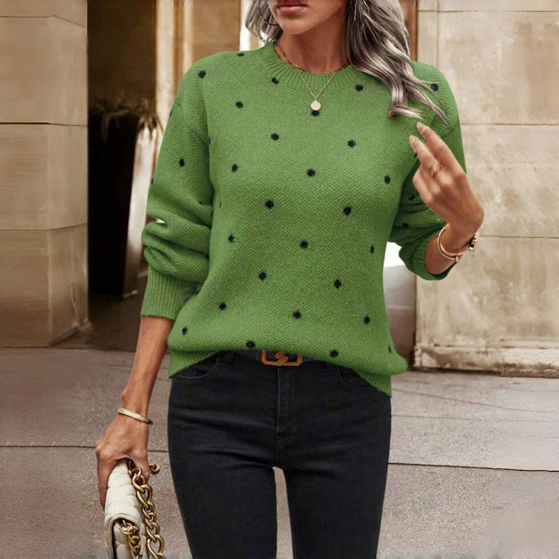 Noa™ | Polka Dot Knitted Sweater