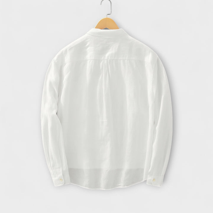 Milo | Effortless Cotton-Linen Popover Shirt