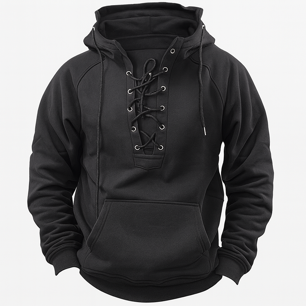 Fraser | Heritage Lace-Up Hoodie