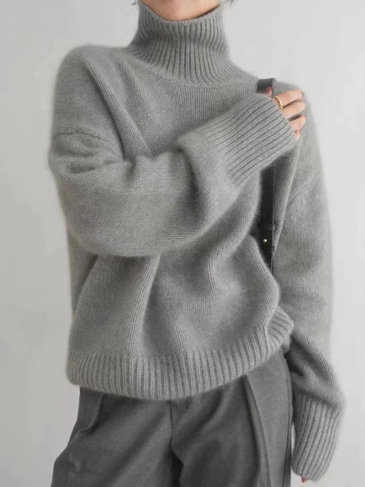 Christine™ | High-Neck Sweater for Timeless Elegance