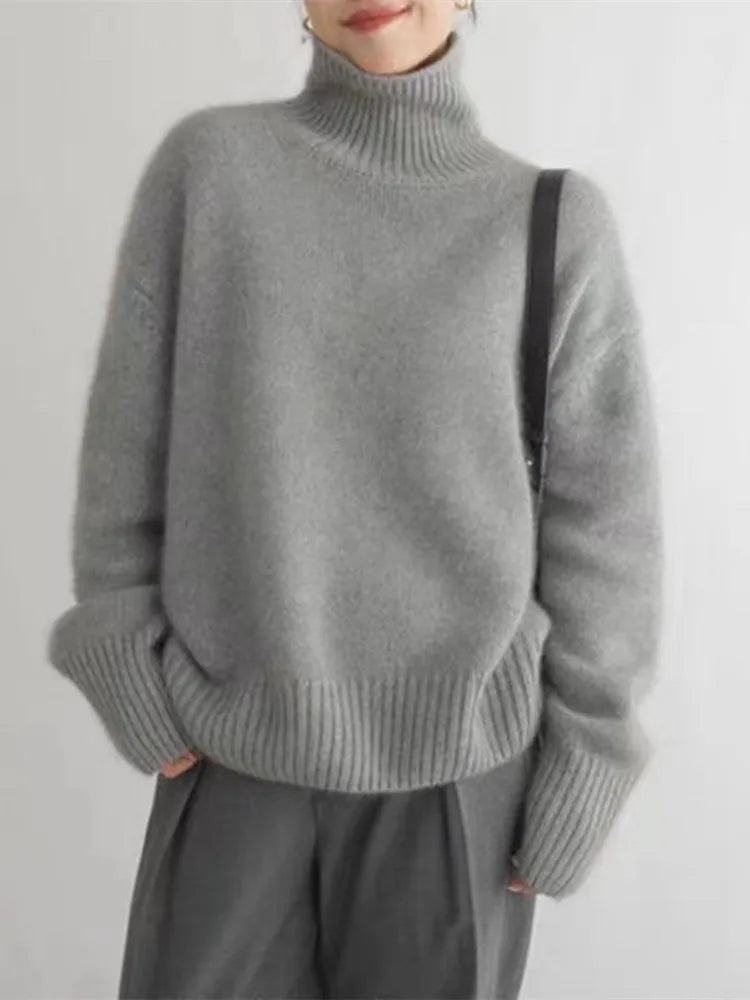 Christine™ | High-Neck Sweater for Timeless Elegance