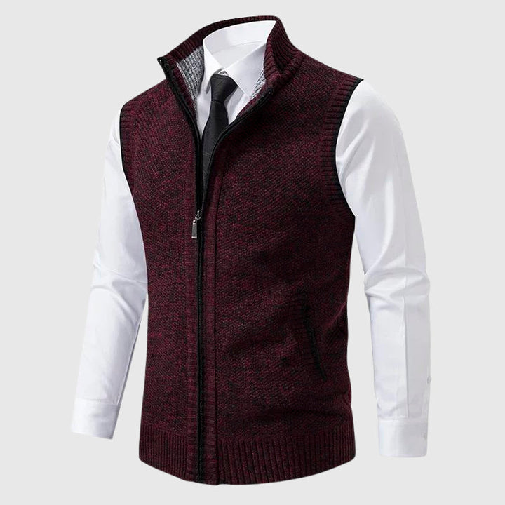 Davide Costa Zip-Up Sweater Vest