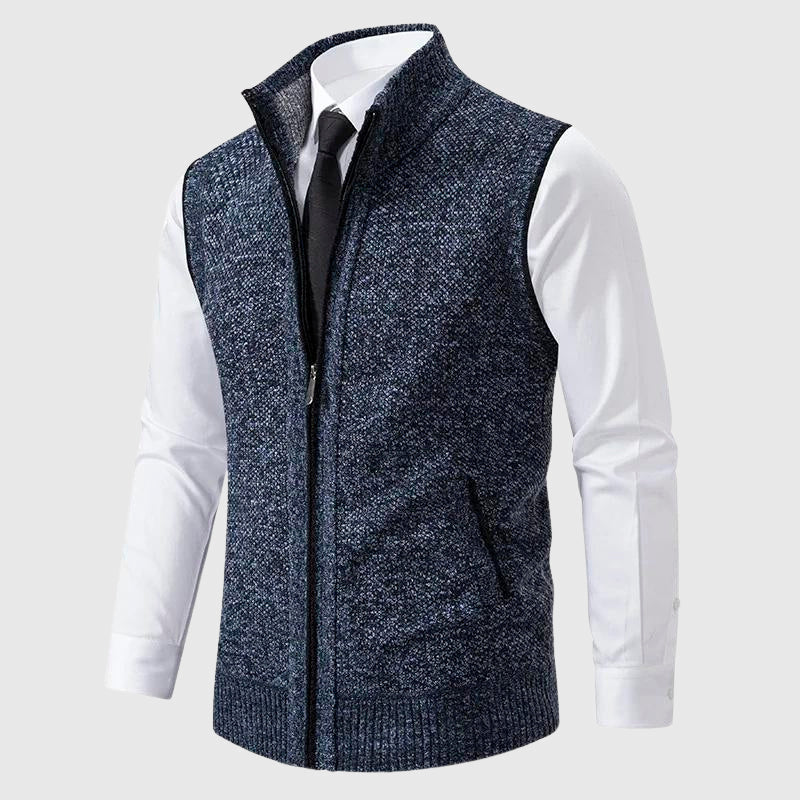 Davide Costa Zip-Up Sweater Vest