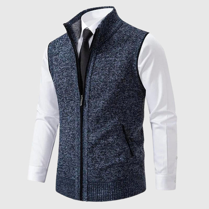 Davide Costa Zip-Up Sweater Vest