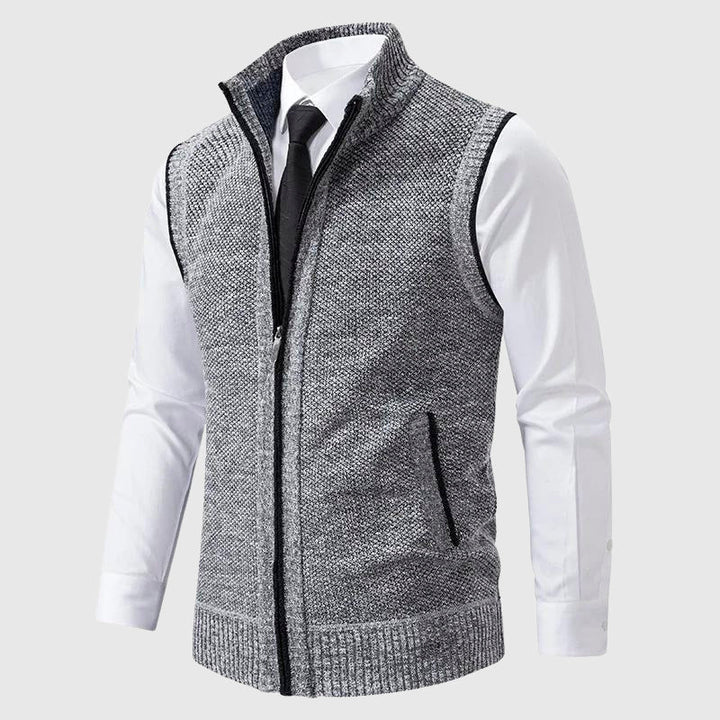 Davide Costa Zip-Up Sweater Vest