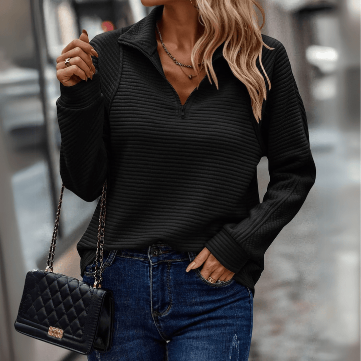 Jenica | Chic Half-Zip Pullover