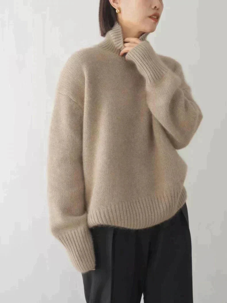 Christine™ | High-Neck Sweater for Timeless Elegance