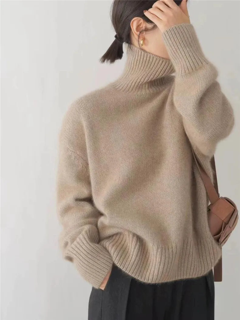 Christine™ | High-Neck Sweater for Timeless Elegance