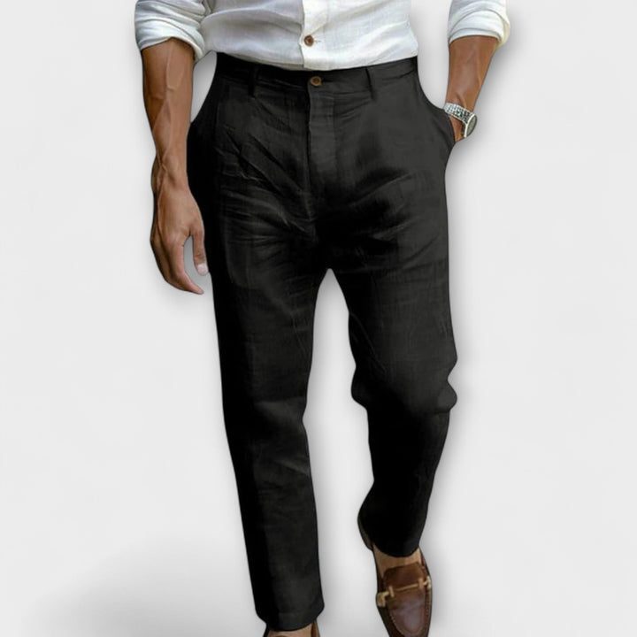 Luca | Timeless Linen Blend Trousers