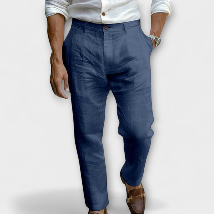 Luca | Timeless Linen Blend Trousers