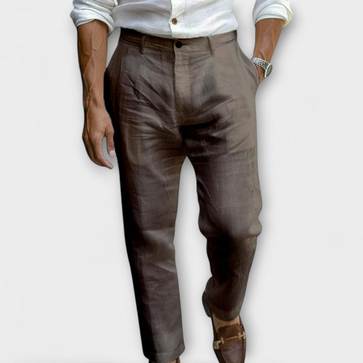 Luca | Timeless Linen Blend Trousers