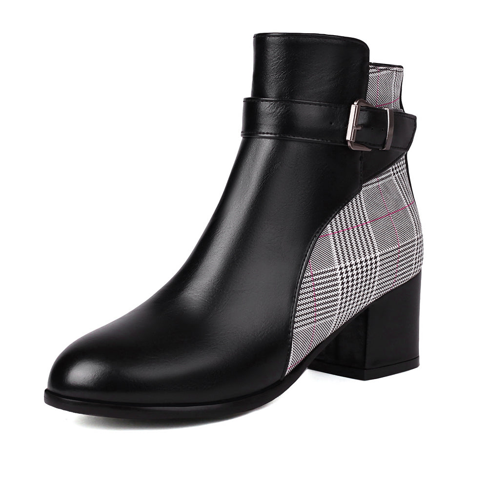 Aveline Plaid Boots
