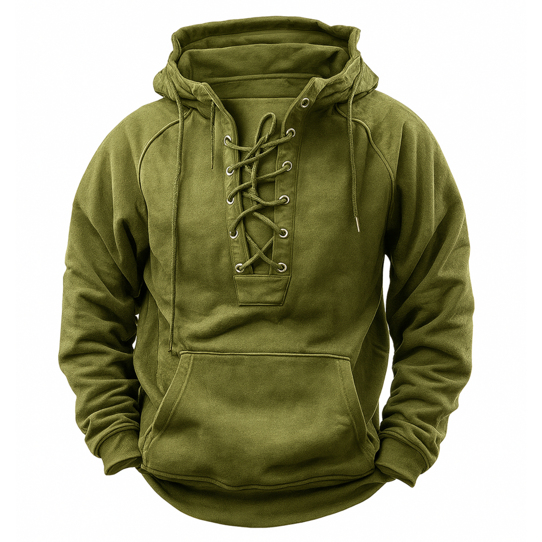 Fraser | Heritage Lace-Up Hoodie