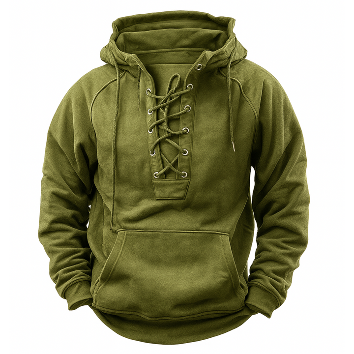 Fraser | Heritage Lace-Up Hoodie