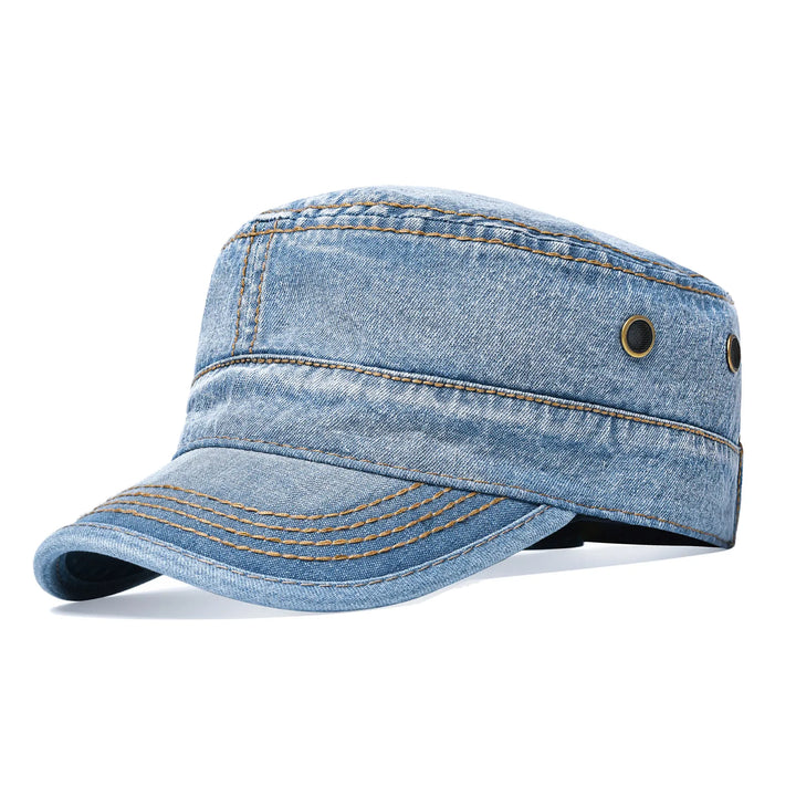 Cole | Robust vintage cap (Light Denim)