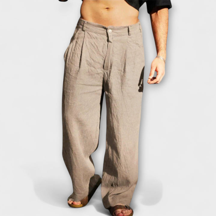 JASPER | Relaxed Linen Wide-Leg Trousers