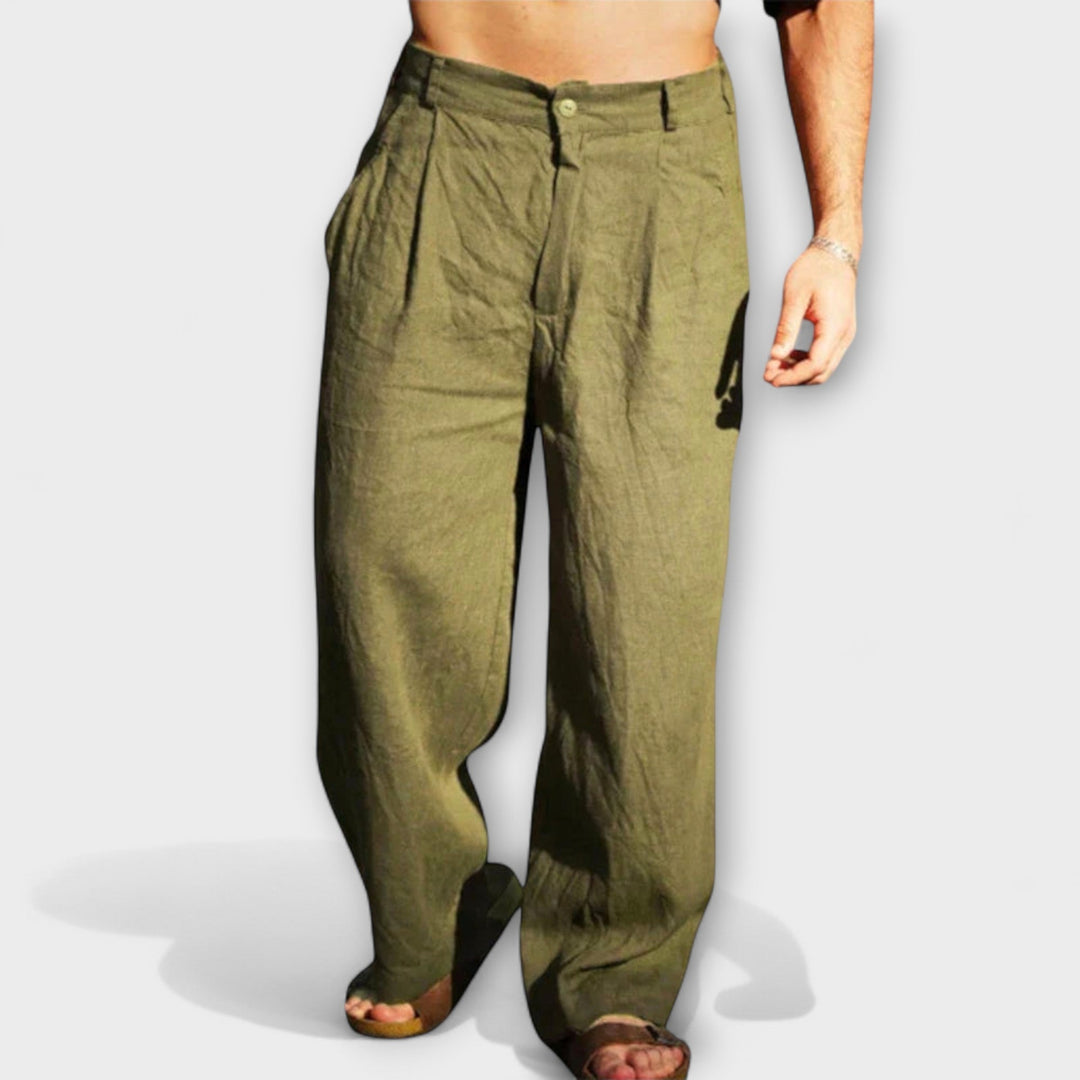 JASPER | Relaxed Linen Wide-Leg Trousers
