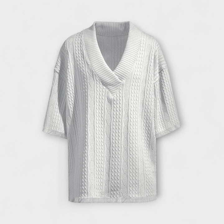 Connor™ | Cable Knit Casual T-Shirt