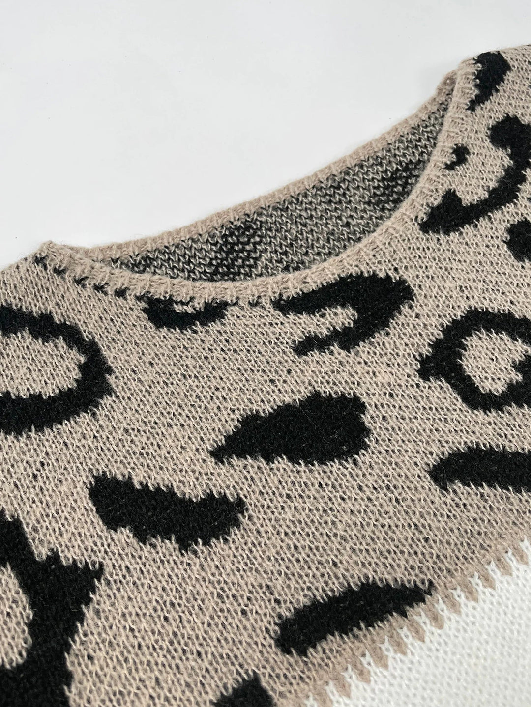 Ivy™ | Leopard Accent Sweater
