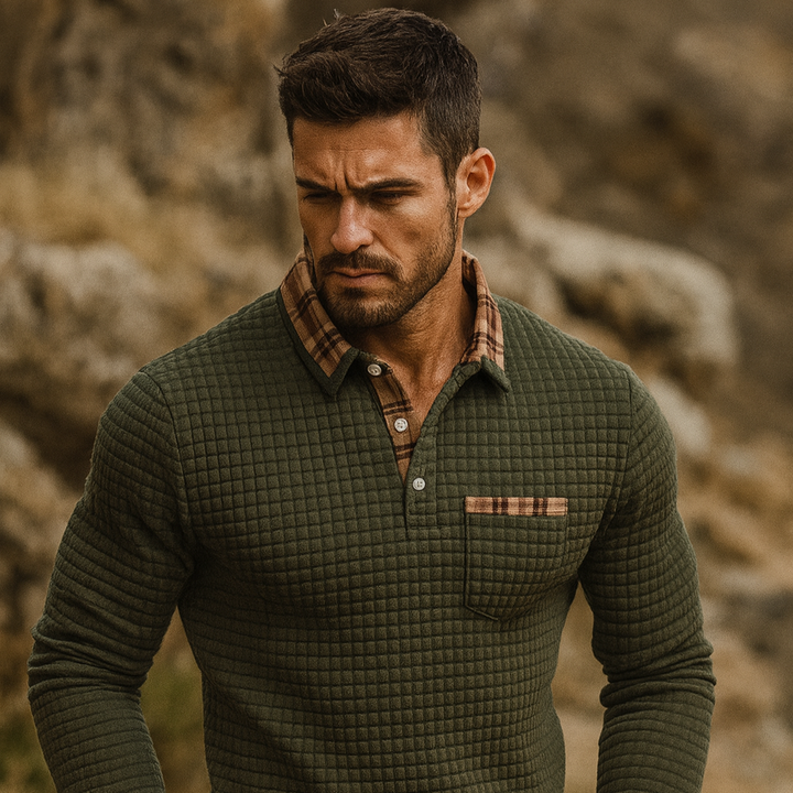 SEM | Checked Pattern Polo