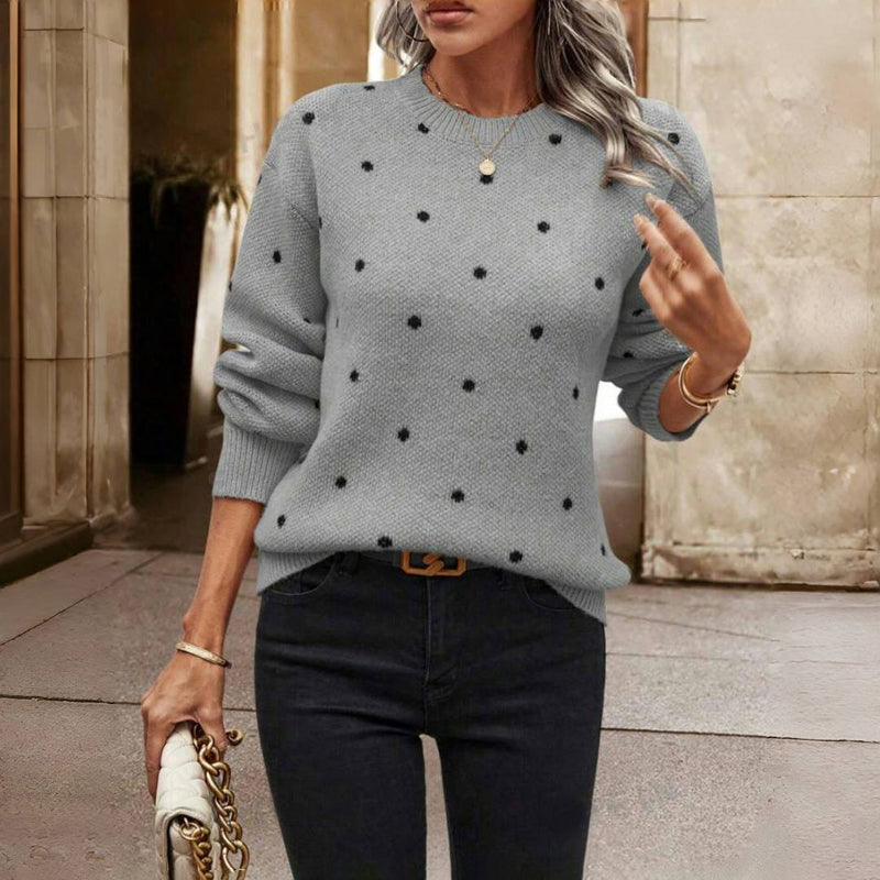 Noa™ | Polka Dot Knitted Sweater