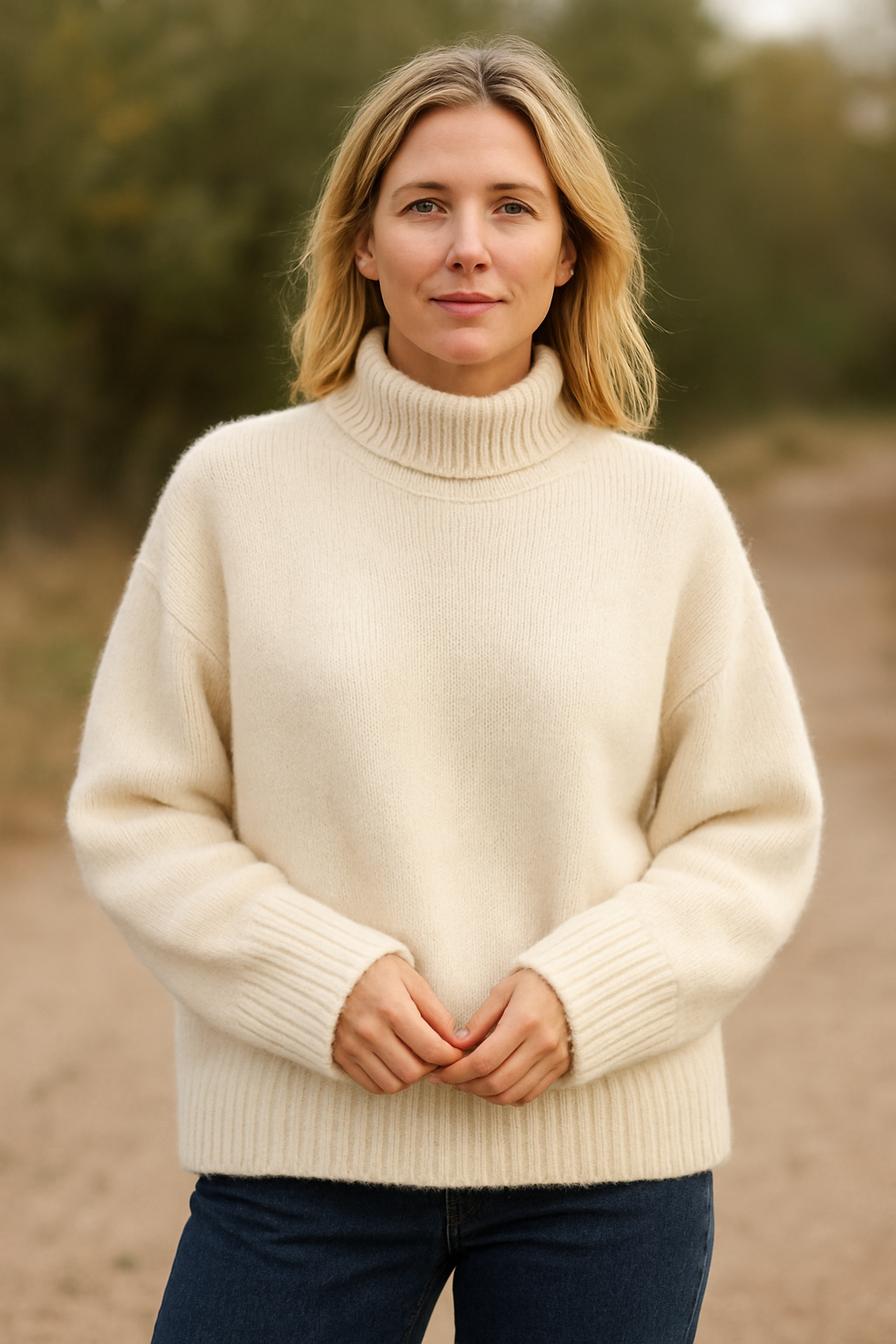 Christine™ | High-Neck Sweater for Timeless Elegance