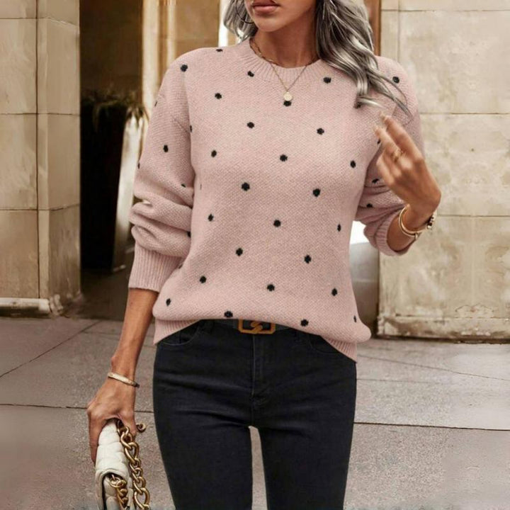 Noa™ | Polka Dot Knitted Sweater