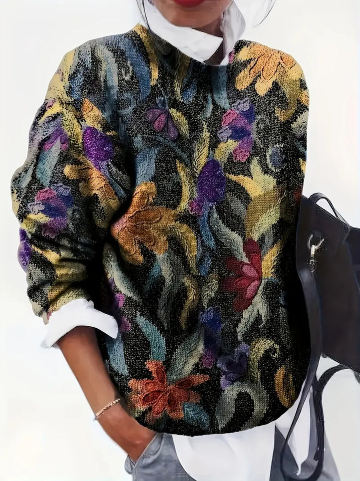 Noa™ | Trendy Floral Sweater