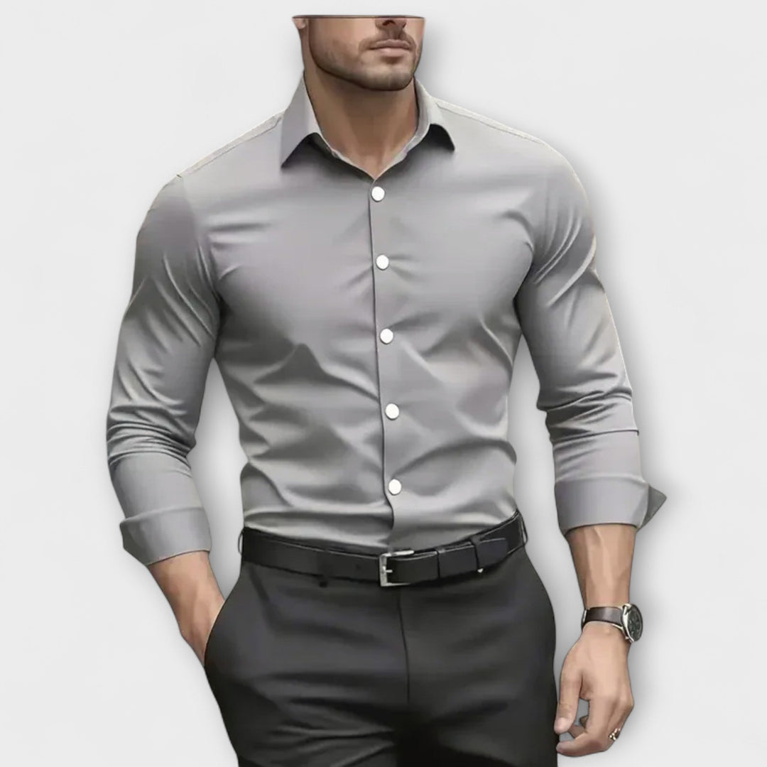 Jasper | Luxe Long Sleeve Breathable Shirt